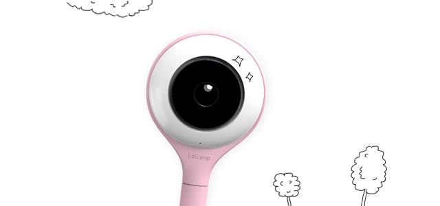 Lollipop camera design connectée à une application Smartphone