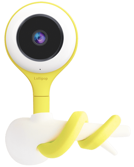 Lollipop Baby Camera with True Crying Detection (Turquoise) Smart baby  monitor with camera and audio with two way talk back 
